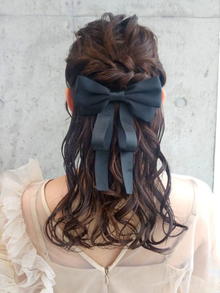 【ハーフアップ】