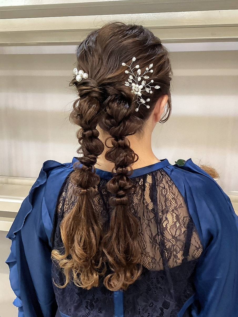 【編みおろしポニー】