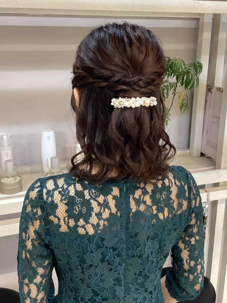 【ハーフアップ】