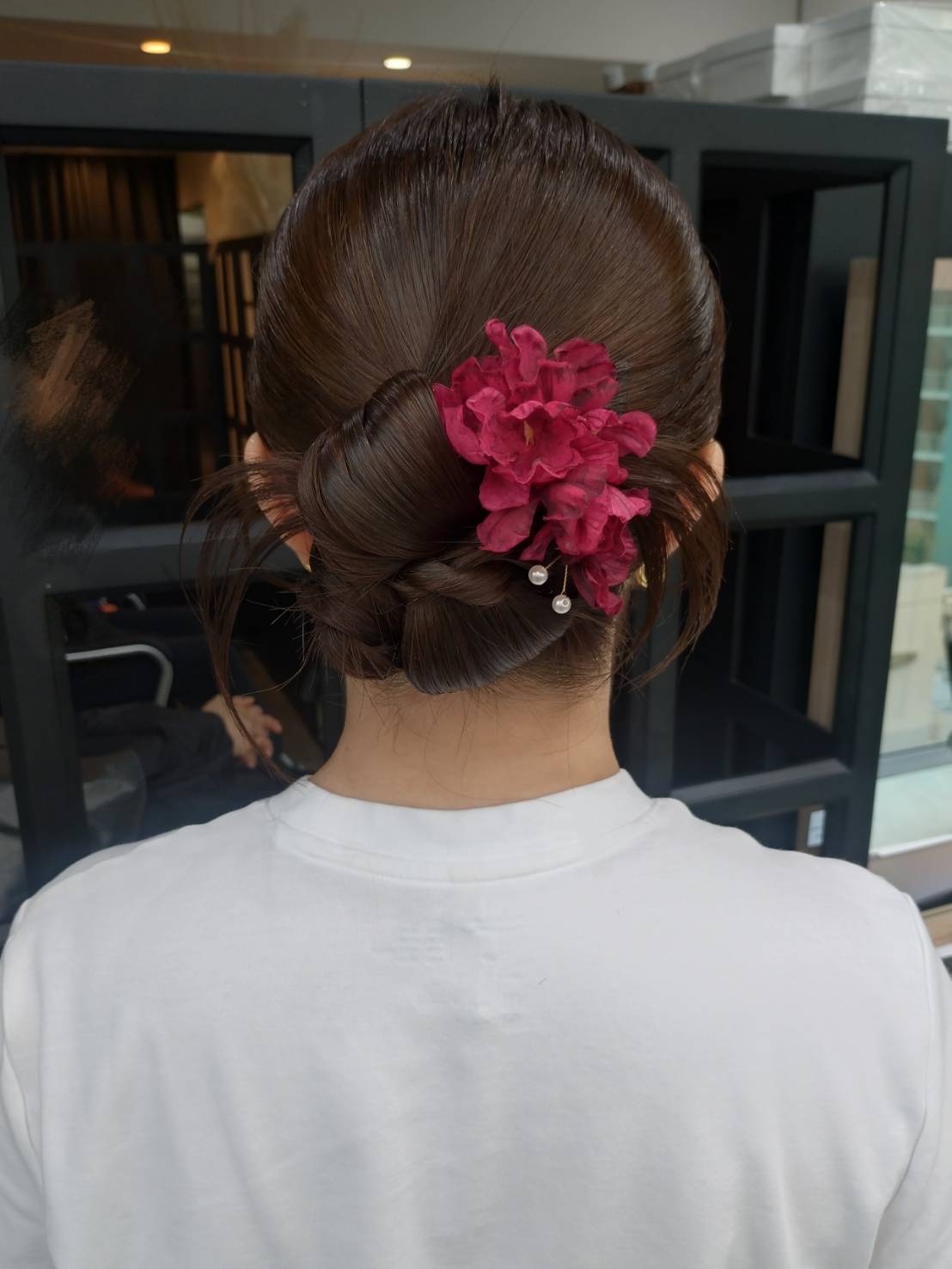 浴衣に合うヘアアレンジ・セットのオーダーが多いこの季節