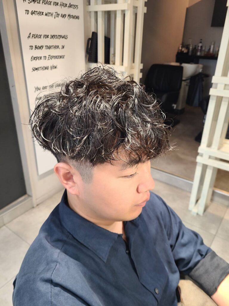 スパイラルパーマ