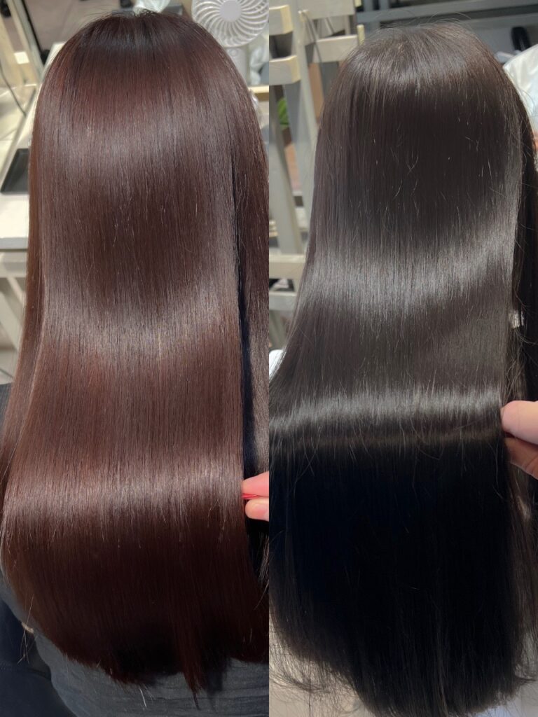 サラサラでツヤツヤの質感