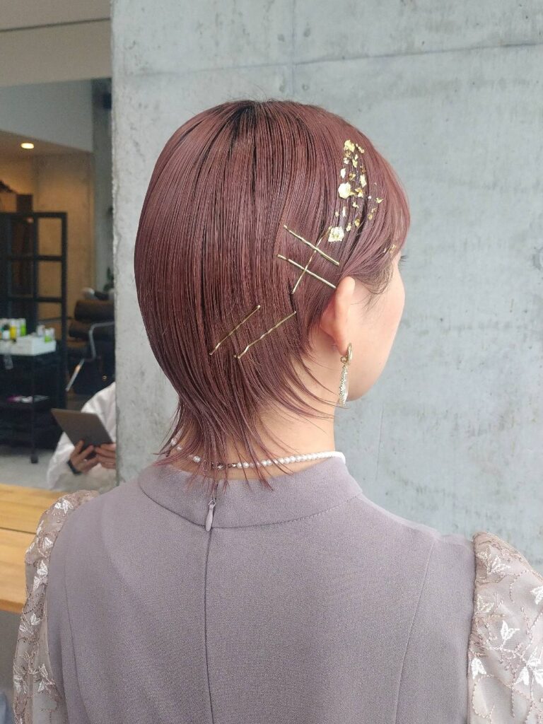 ショートのヘアセットもお任せください