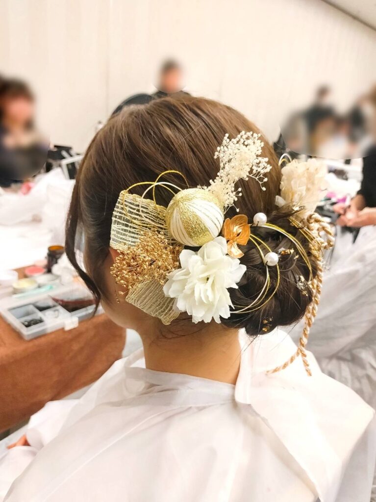 成人式や卒業式のヘアセット
