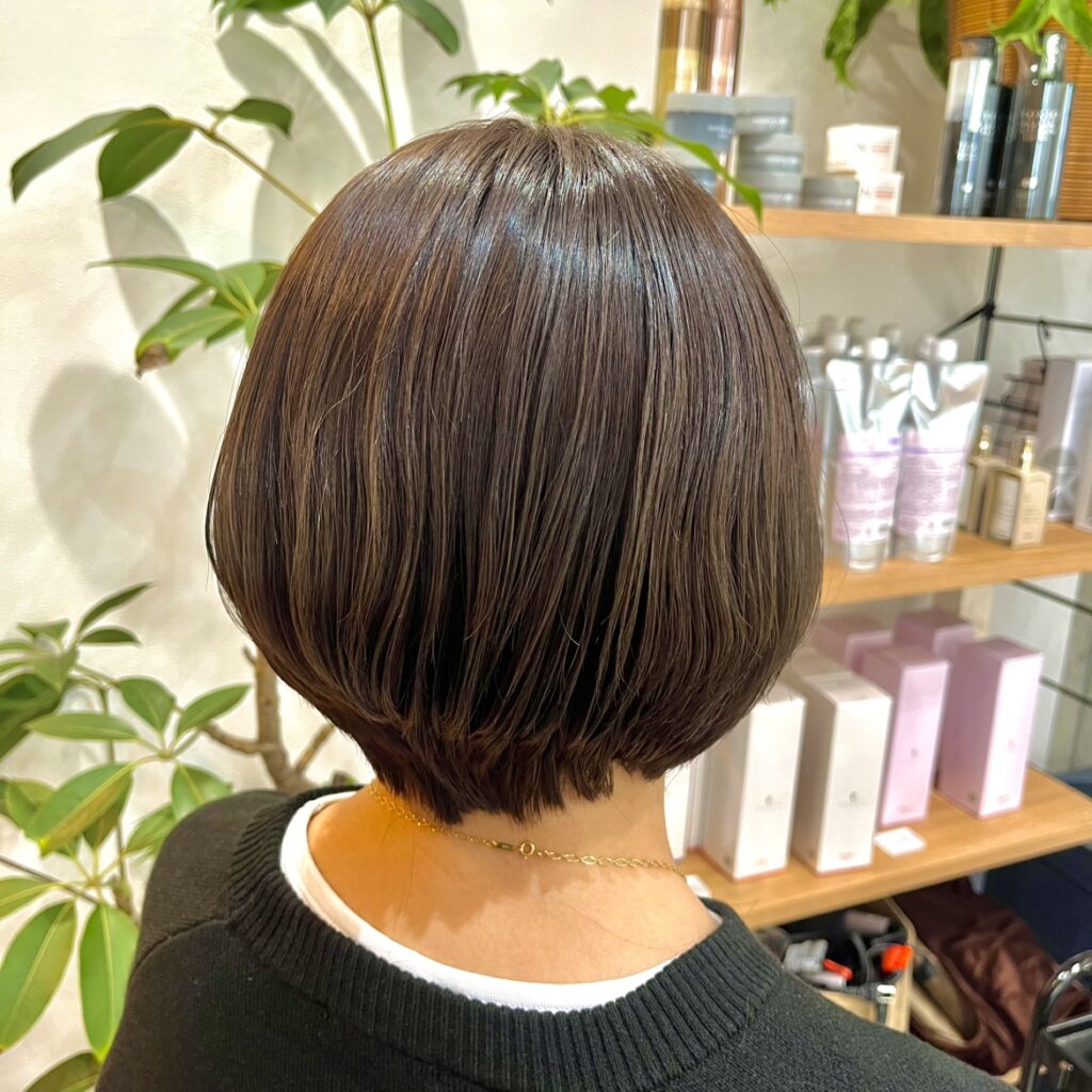 ミディアムからショートスタイルに