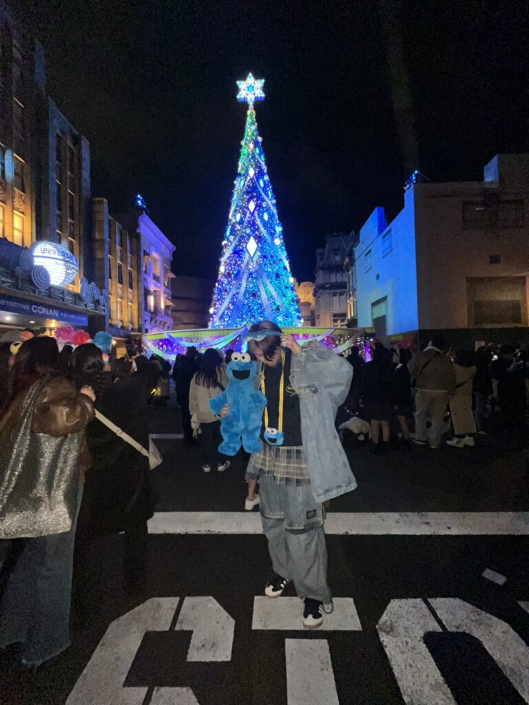 ユニバのクリスマスツリー