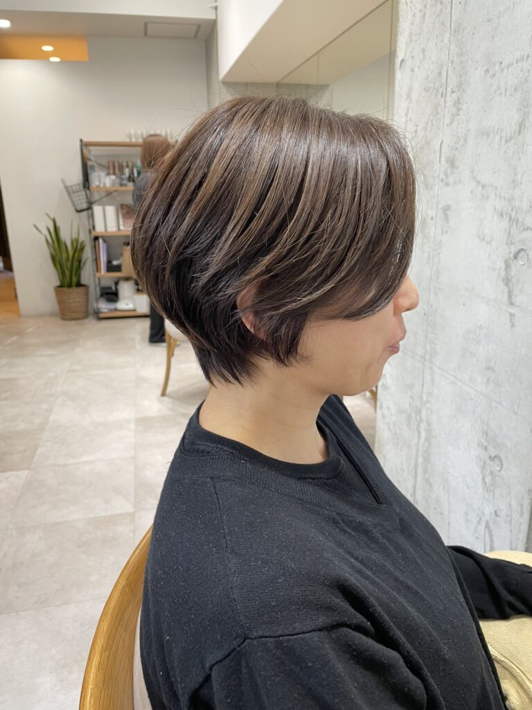 ショートスタイルのお客様