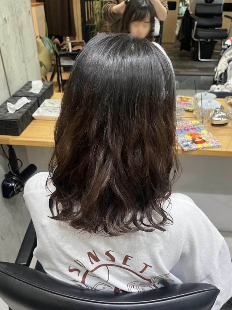 初デジタルパーマ