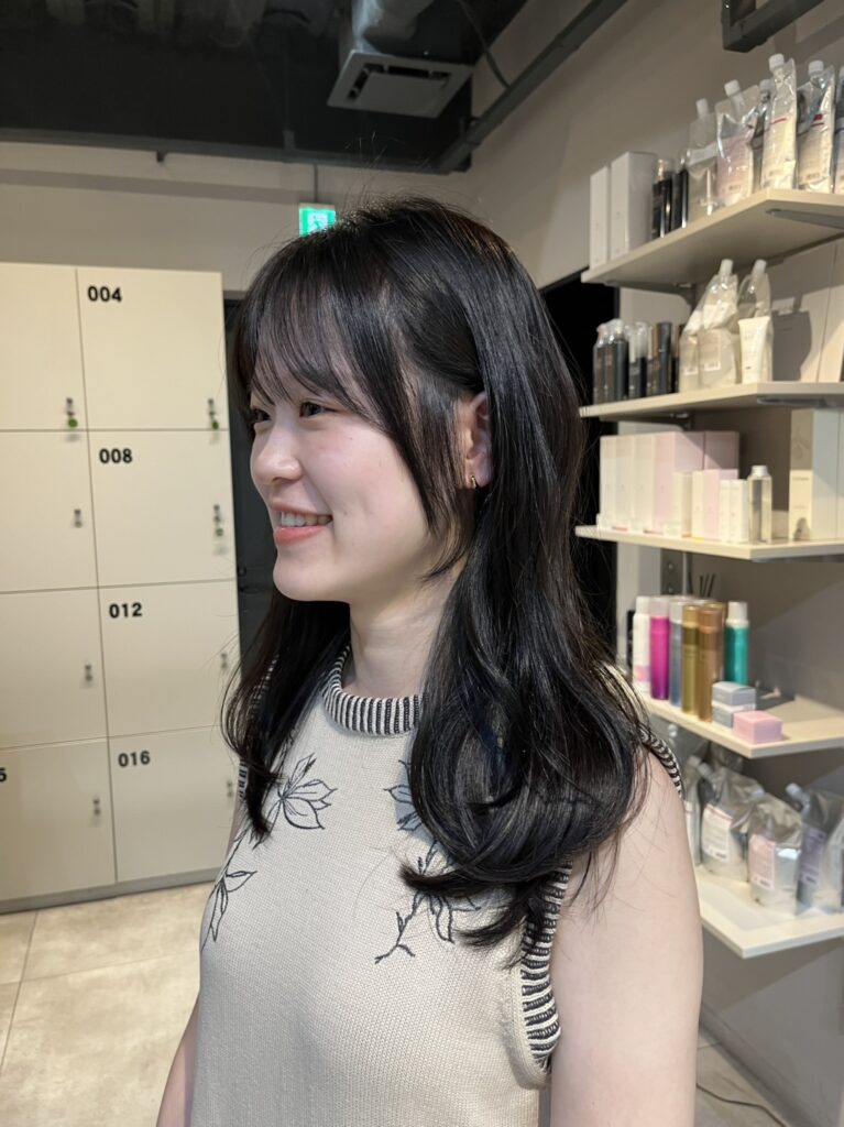 顔周りカット