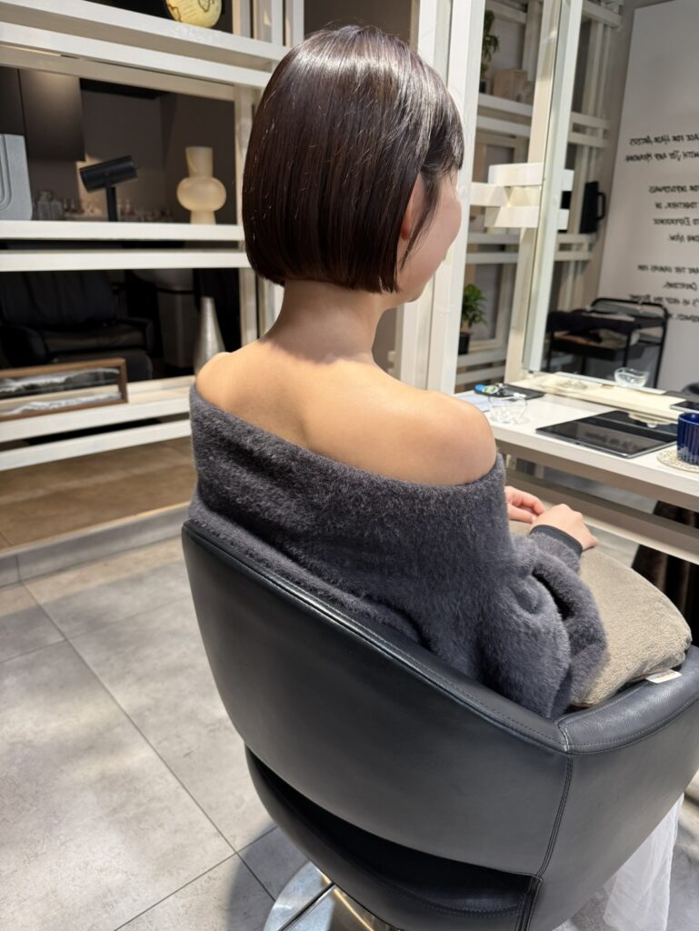 スタイルのよく見えるボブスタイル