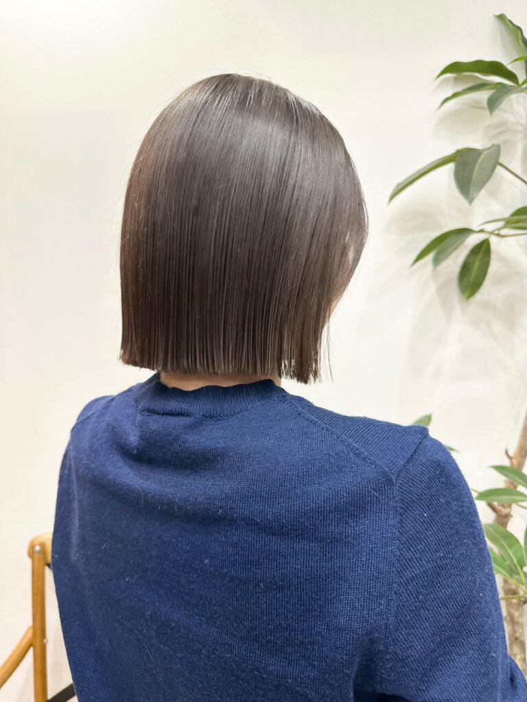 切りっぱなしボブ