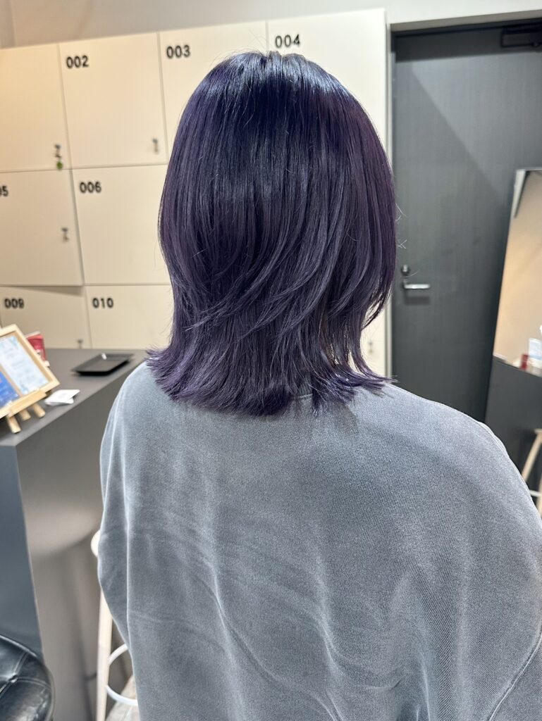濃いめのパープルがとても可愛いです！