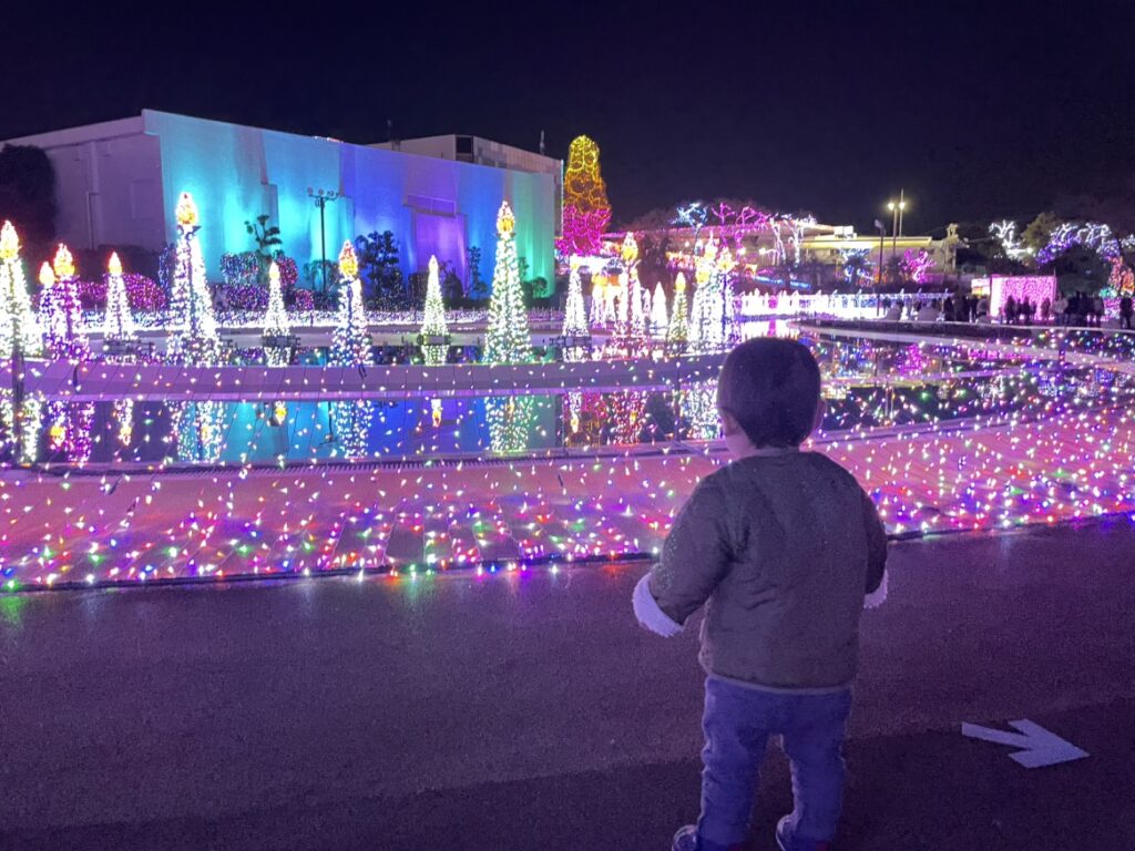 イルミネーションを見に行きました