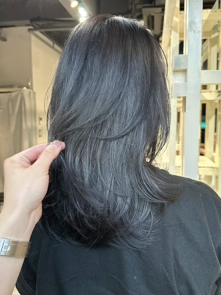 巻いた時もふんわり