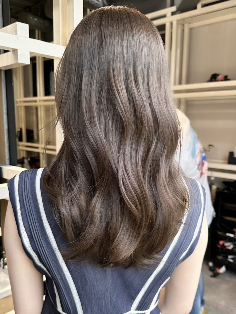 【透明感ベージュカラー】