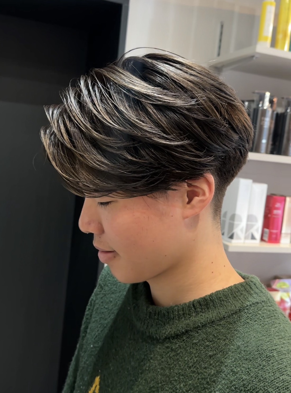 メンズ・ハイライトショート