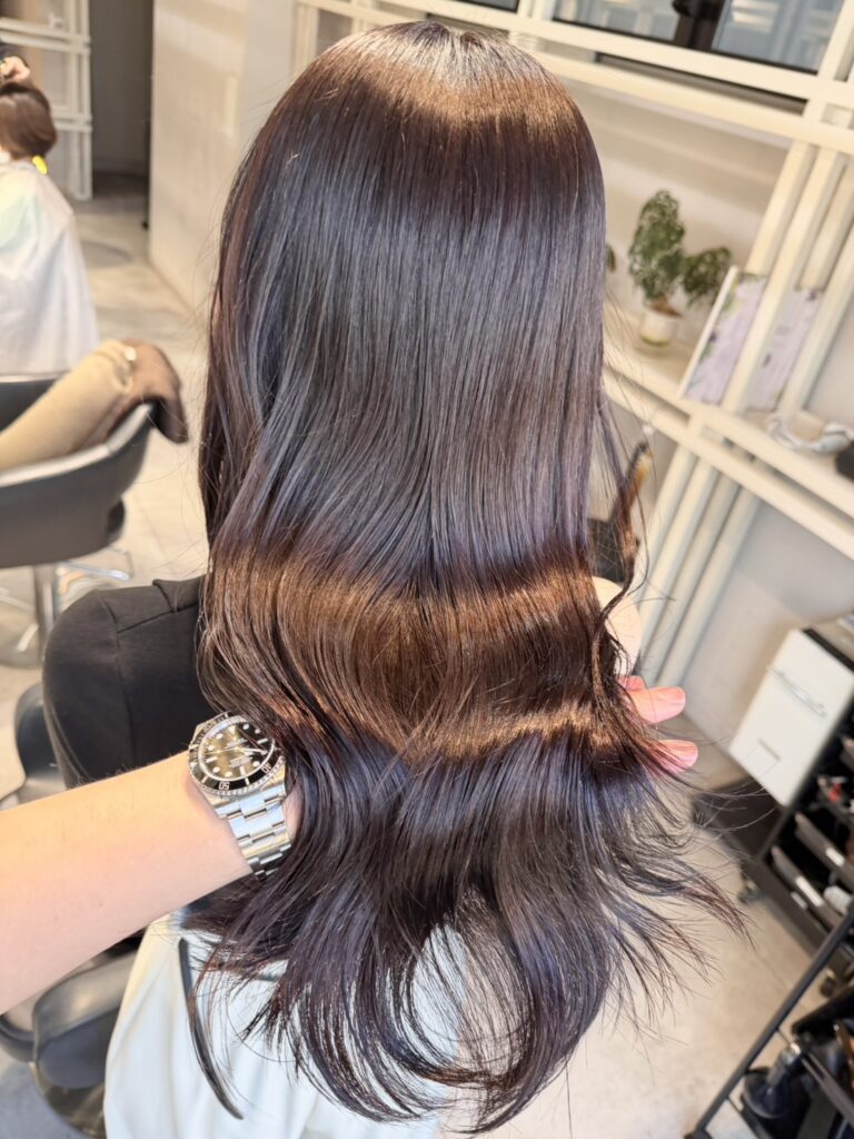 ラベンダーブラウンカラー