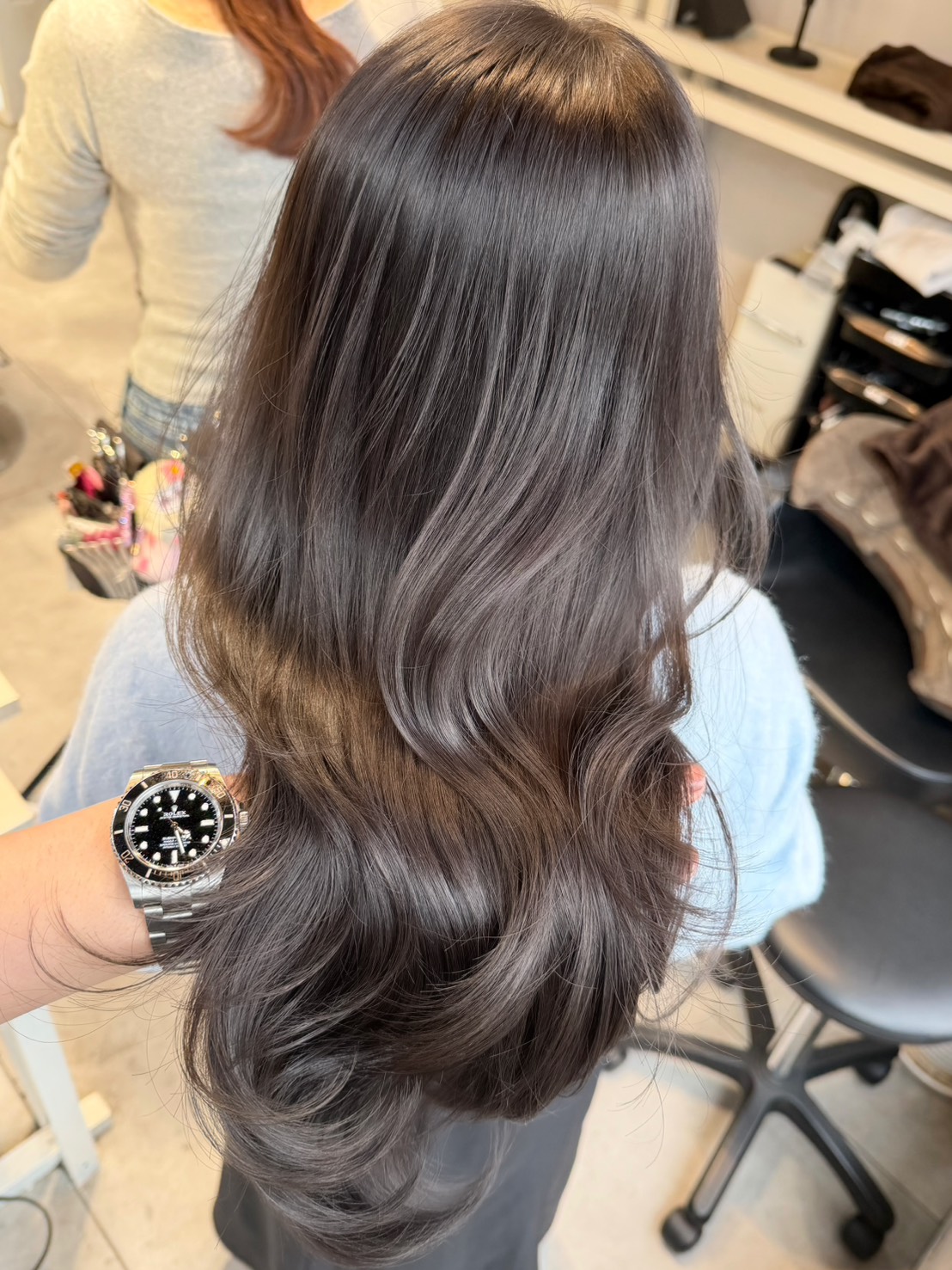 光に当たると透けるような質感