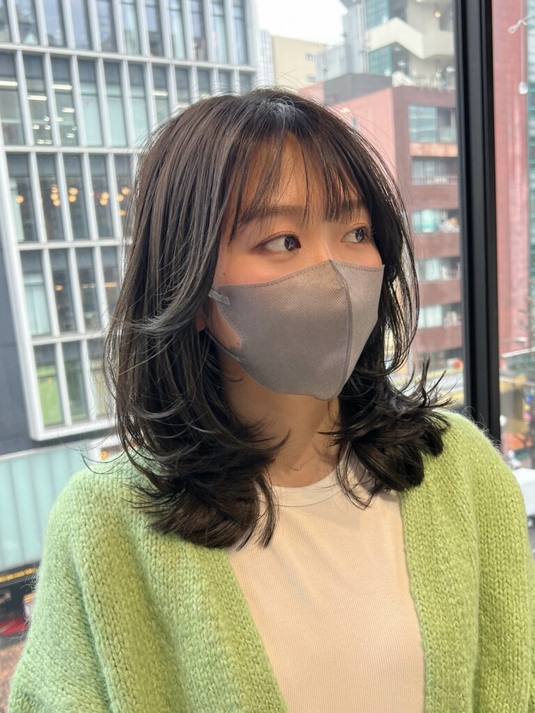 巻くだけで可愛いスタイル