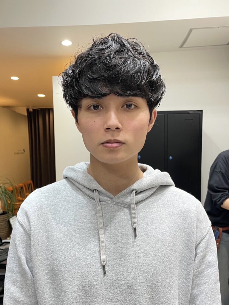 メンズのナチュラルマッシュ