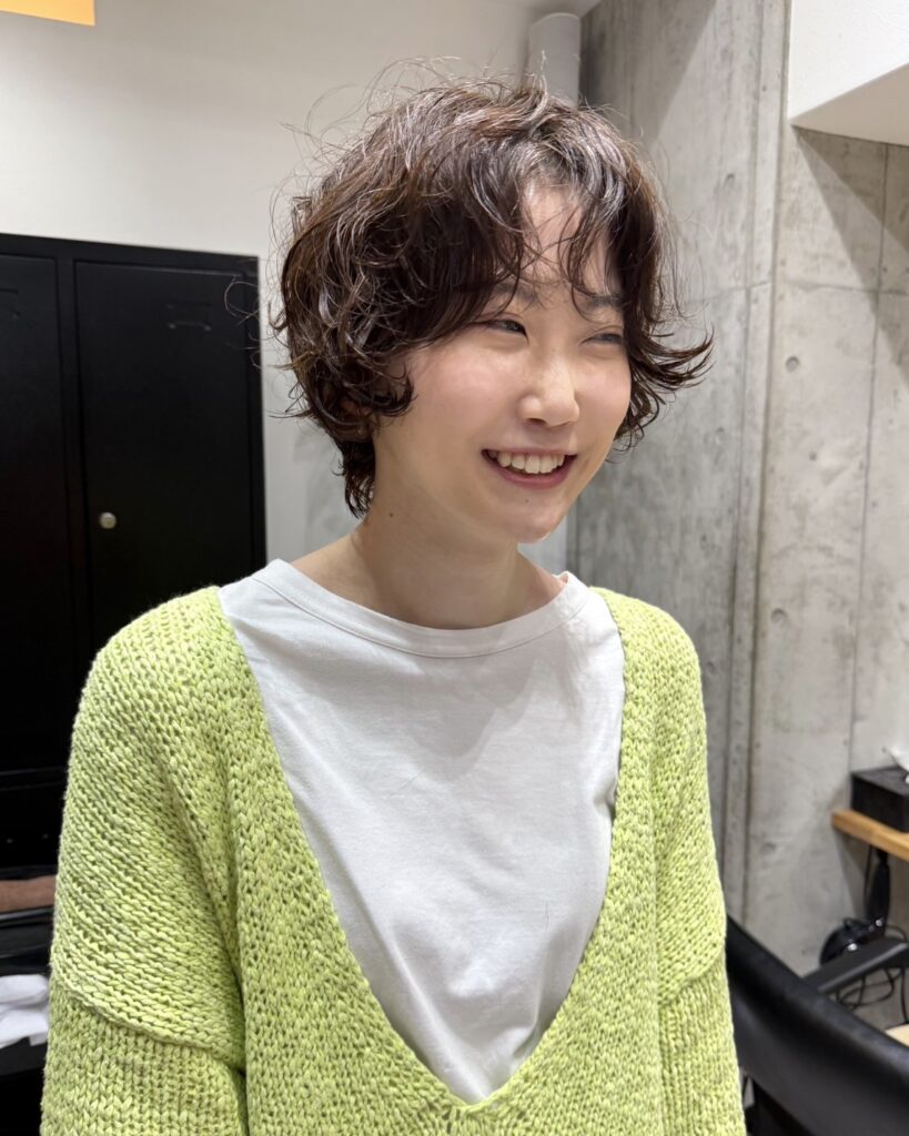 パーマのお客様
