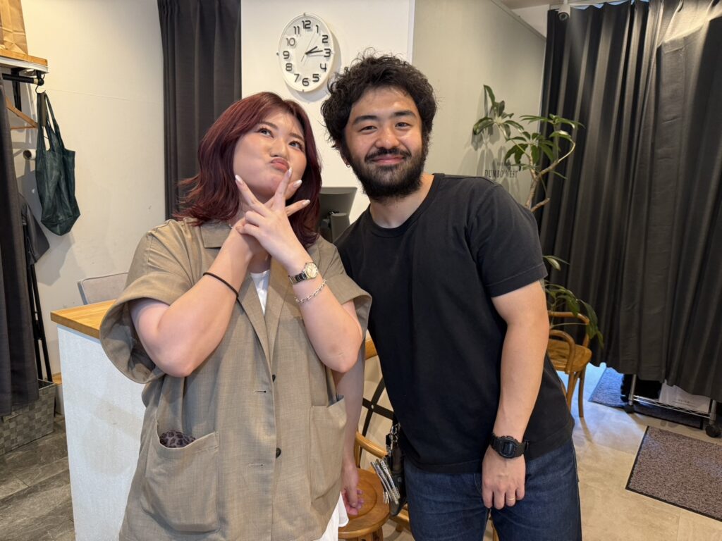 美容師仲間で最高の姉ちゃんです