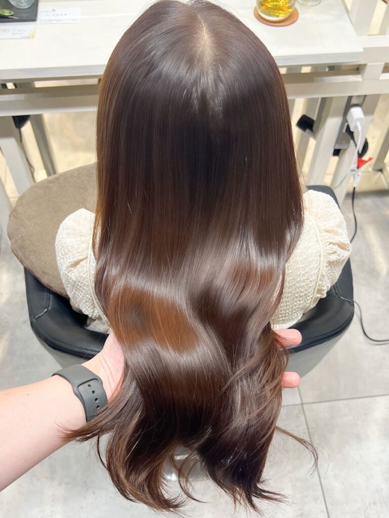 ツヤツヤに仕上がります