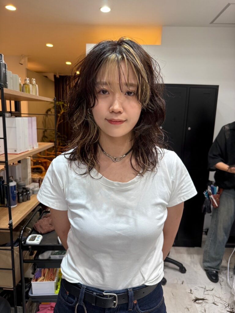 レイヤーカット＋デザインカラー