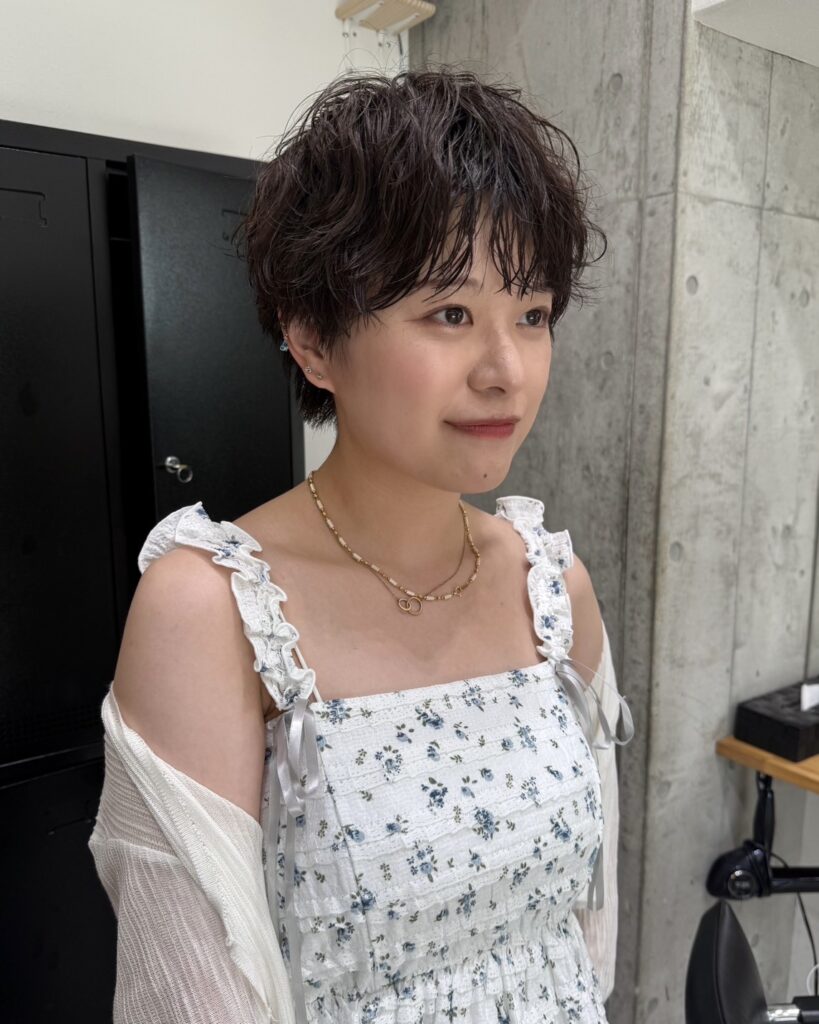 ショートスタイルのお客様