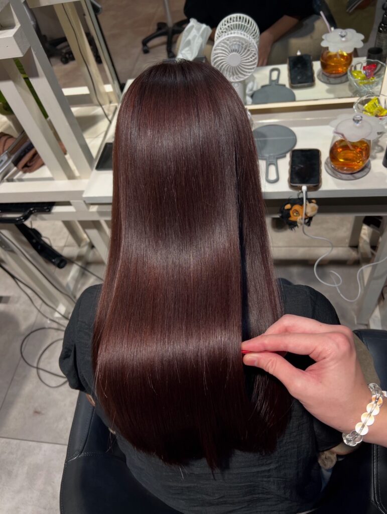 髪質改善カラー