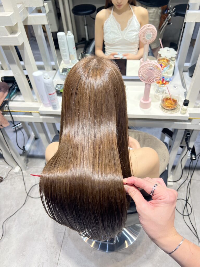 ツヤとまとまり