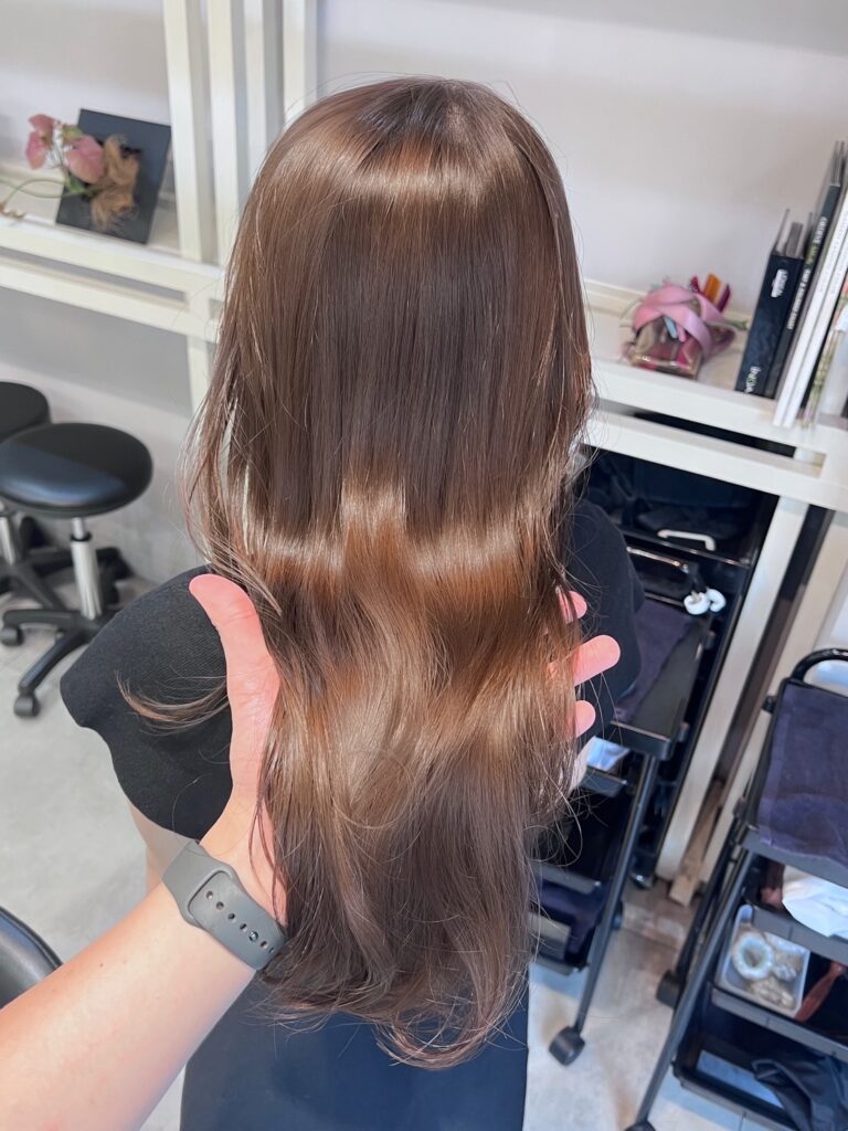 カラーとトリートメント