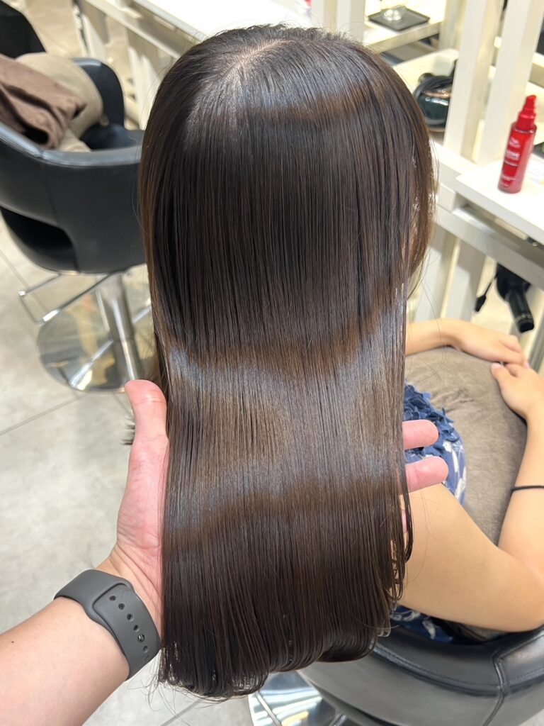 加工無しでこのツヤツヤ感