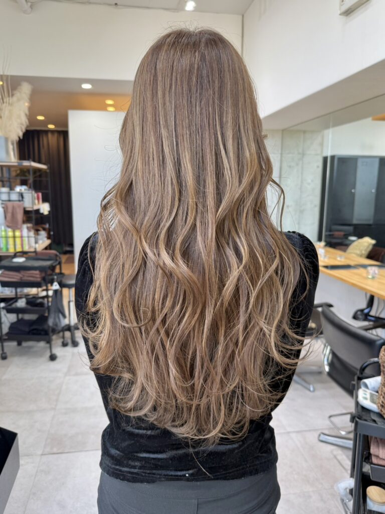 ダメージレスに透明感