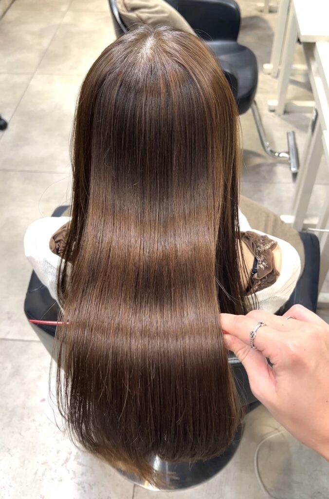 髪質改善で行う縮毛矯正