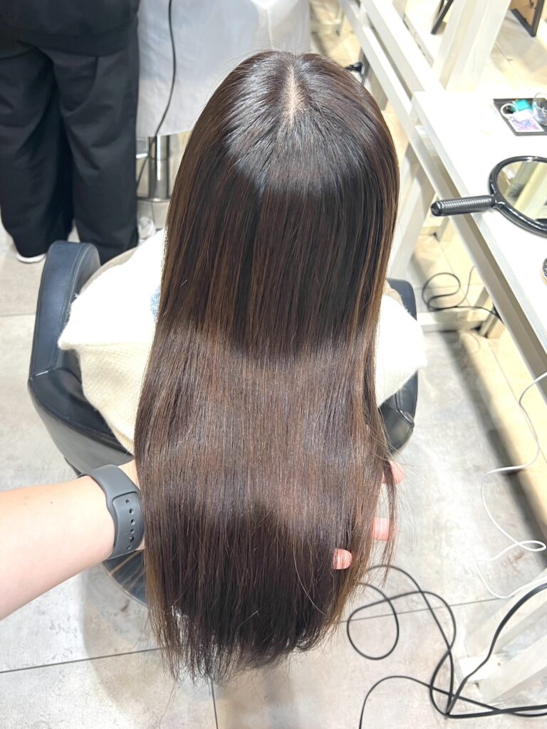 1年ぶりの美髪矯正