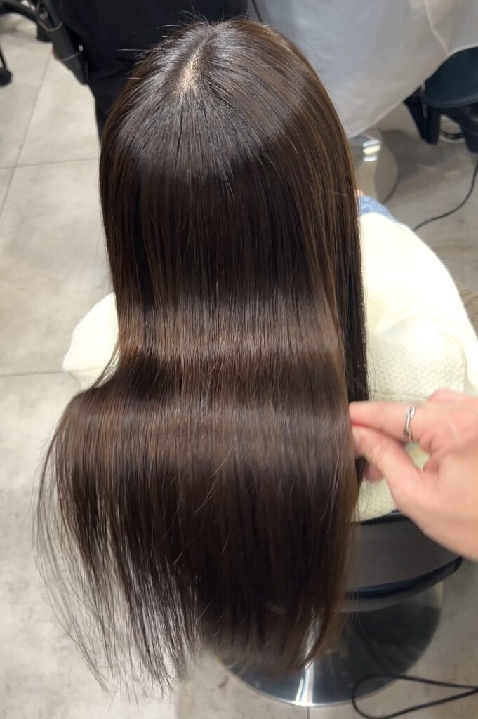 髪質改善の美容液配合