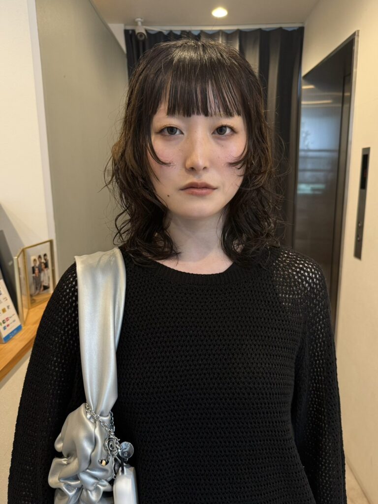 レディースのレイヤーパーマスタイル