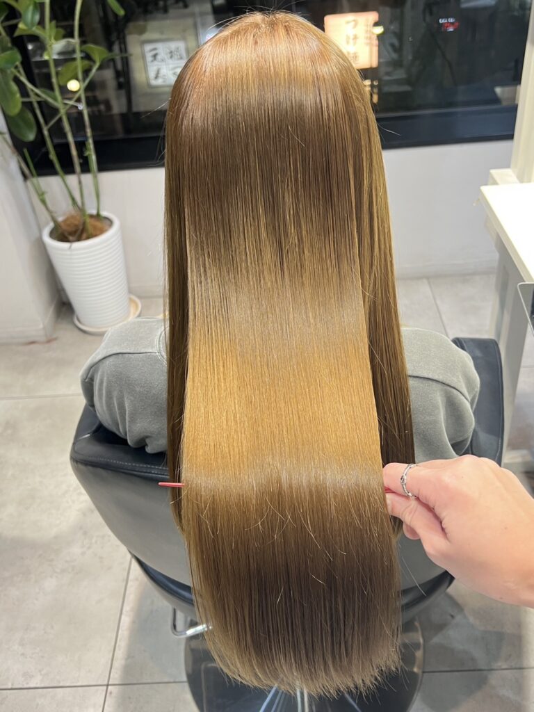 ブリーチを使わず