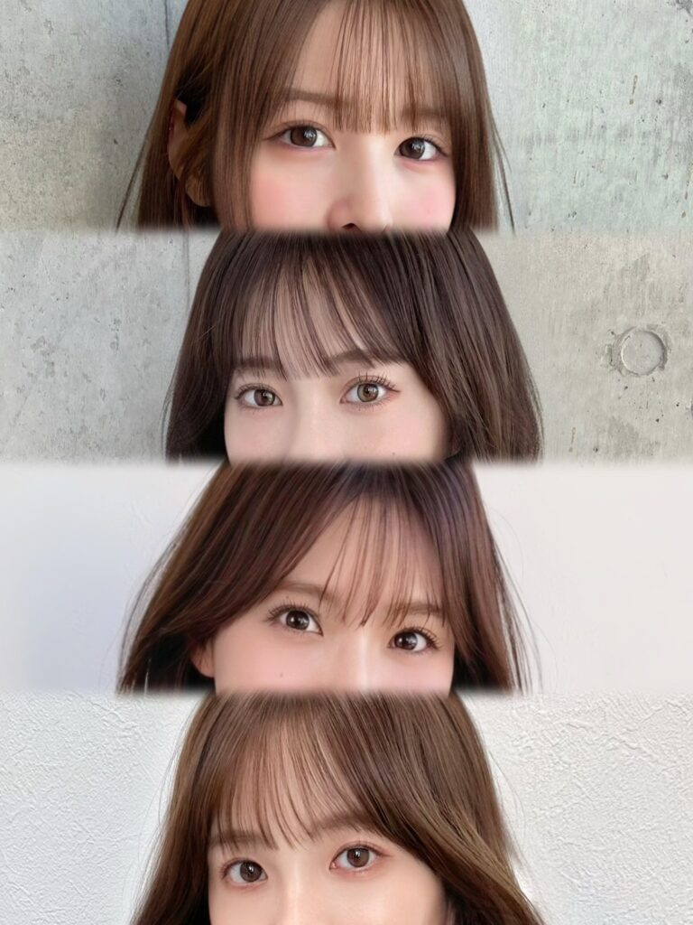 こだわりの前髪カット
