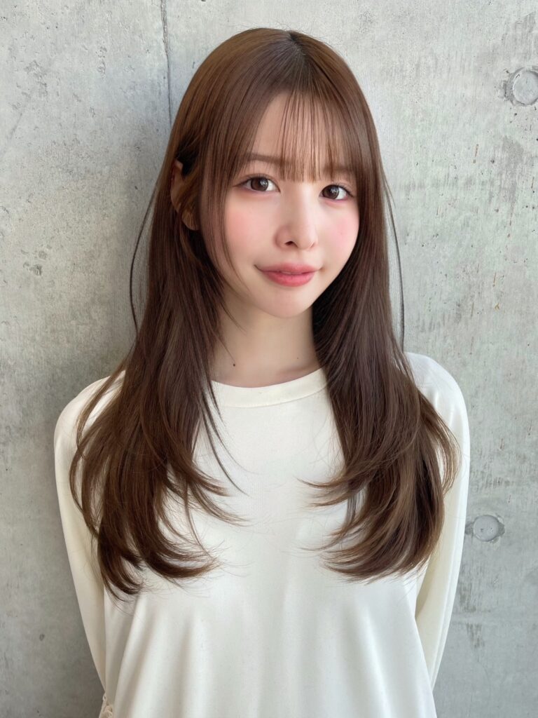 小顔に魅せるカット