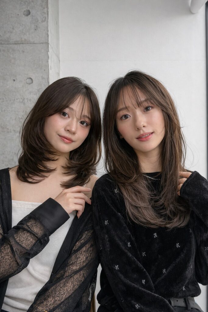 2人のモデルさんとのコラボ撮影