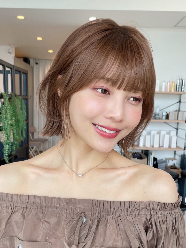 小顔になれる前髪