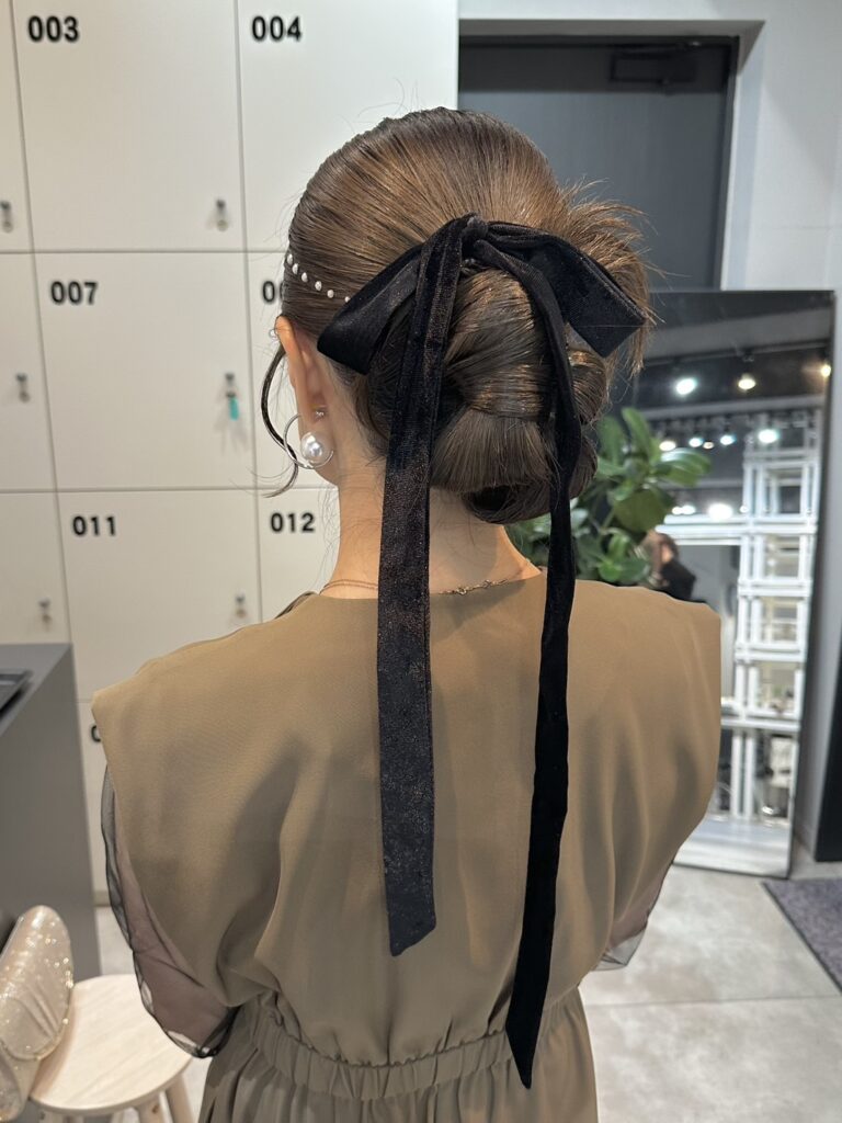 結婚式のお呼ばれヘア