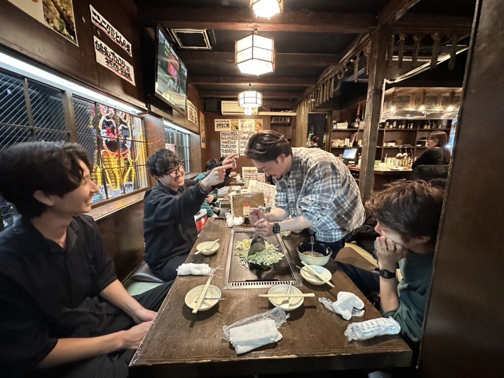 皆んなでもんじゃ