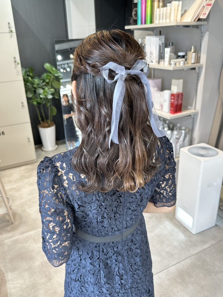 結婚式参列ヘア