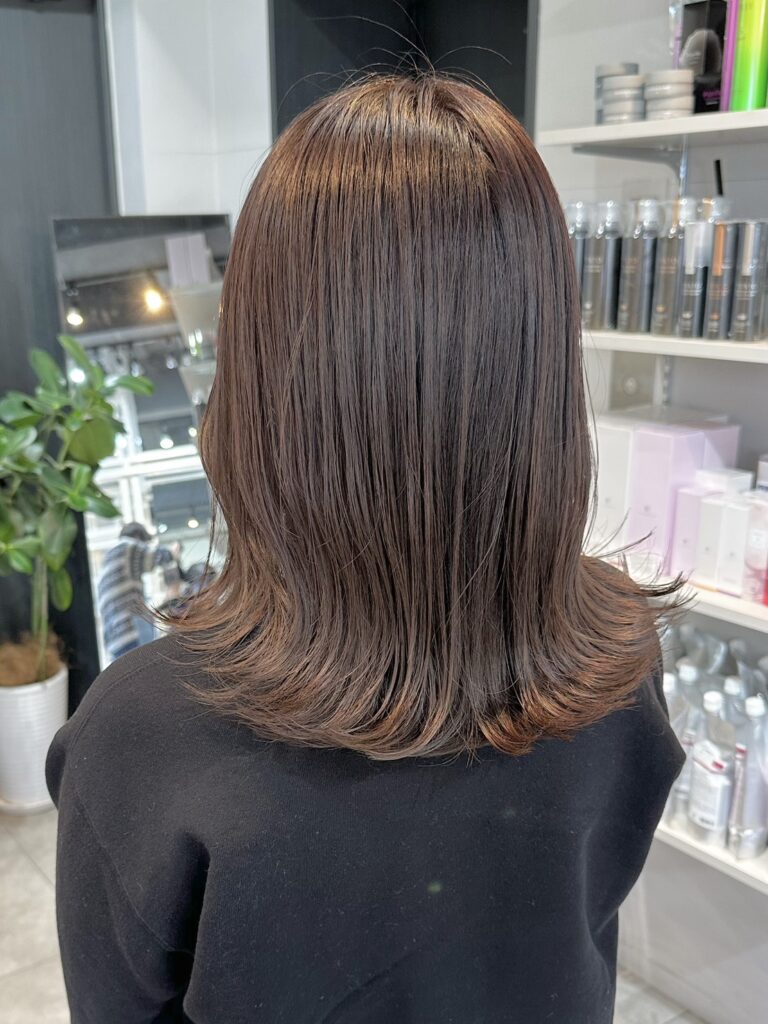 ナチュラルブラウンカラー