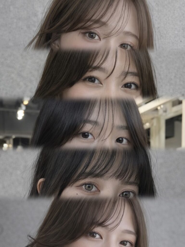 顔周りのカットで印象はかなり変わります