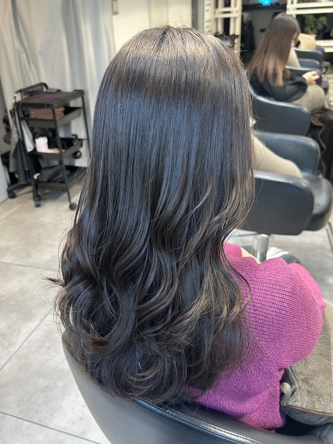 透明感のある仕上がりに