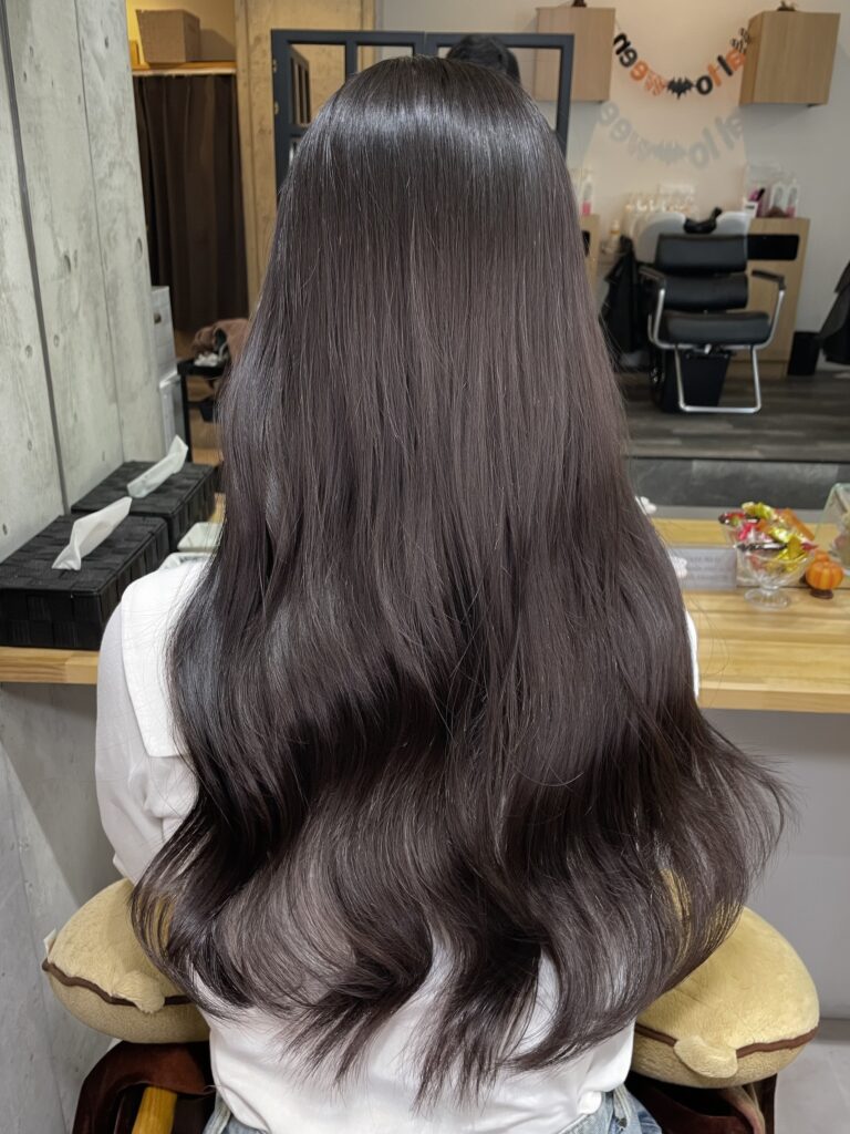 暗髪でも垢抜けたい